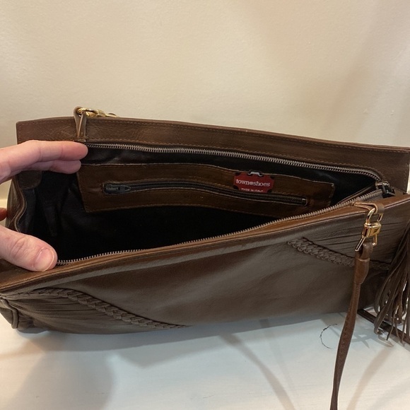 BRACCIALINI Brown Italian Leather Purse - Picture 10 of 16